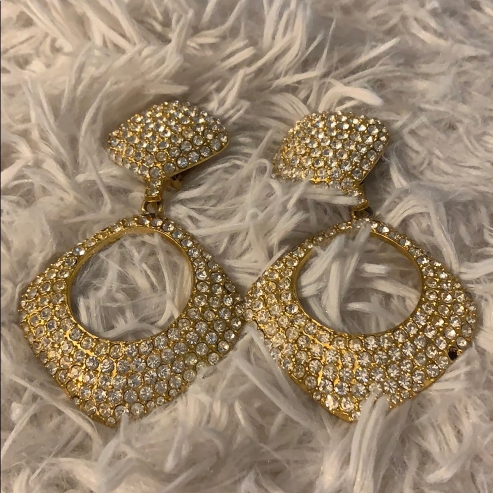 Vintage clip on earrings